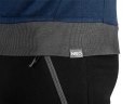 BLUZA ROZ PINANA Z KA PTUREM COMFORT, GRANATOWA, ROZMIAR XL