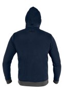 BLUZA ROZ PINANA Z KA PTUREM COMFORT, GRANATOWA, ROZMIAR M
