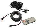 MONITOR SAMOCHODOWY LCD 9CALI AHD 4 PIN Z FUNKCJĄ REJESTRATORA 12V 24V ORAZ 2 KAMERY AHD