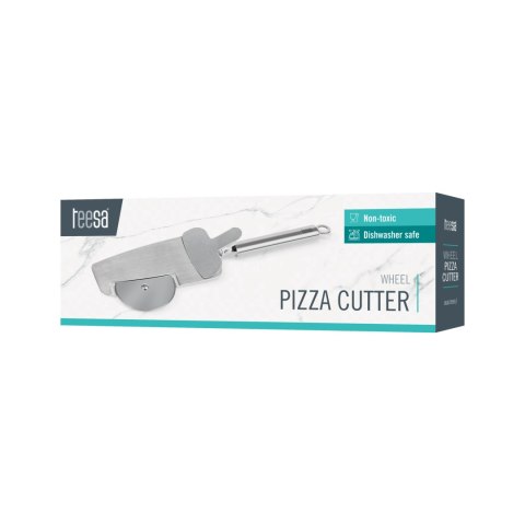 NÓŻ DO PIZZY Z TARCZĄ TNĄCĄ, ZĘBAMI TNĄCYMI BRZEGI ORAZ ŁO PATKĄ Z ZACISKIEM NÓŻ DO PIZZY Z TARCZĄ TNĄCĄ, ZĘBAMI TNĄCYMI BRZEGI ORAZ ŁO PATKĄ Z ZACISKIEM