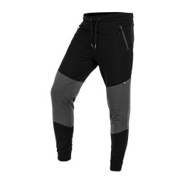S PODNIE DRESOWE COMFORT, CZARNO-SZARE, ROZMIAR XXL