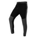 S PODNIE DRESOWE COMFORT, SZARO-CZARNE, ROZMIAR XXXL