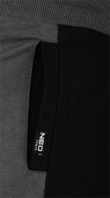 S PODNIE DRESOWE COMFORT, SZARO-CZARNE, ROZMIAR XXXL