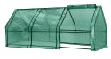 SZKLARNIA 240 x 90 x 90 CM, FOLIA PE, METALOWA KONSTRUKCJA