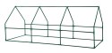 SZKLARNIA 240 x 90 x 90 CM, FOLIA PE, METALOWA KONSTRUKCJA