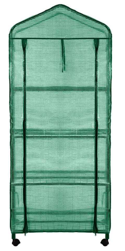 SZKLARNIA 69 x 49 x 160 CM, FOLIA PE, METALOWA KONSTRUKCJA, KÓŁKA SZKLARNIA 69 x 49 x 160 CM, FOLIA PE, METALOWA KONSTRUKCJA, KÓŁKA