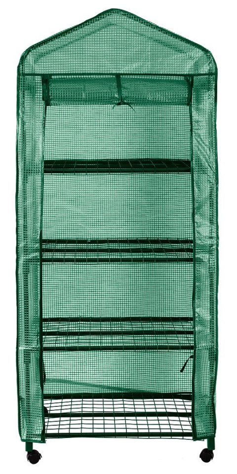 SZKLARNIA 69 x 49 x 160 CM, FOLIA PE, METALOWA KONSTRUKCJA, KÓŁKA SZKLARNIA 69 x 49 x 160 CM, FOLIA PE, METALOWA KONSTRUKCJA, KÓŁKA