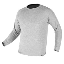 BLUZA COMFORT, SZARY MELANŻ, ROZMIAR M