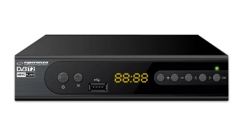 EV106P ES PERANZA TUNER/DEKODER CYFROWY DVB-T2 H.265/HEVC EV106 P EV106P ES PERANZA TUNER/DEKODER CYFROWY DVB-T2 H.265/HEVC EV106 P