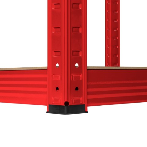 REGAŁ METALOWY MAGAZYNOWY 180x90x40 CZERWONY REBEL REGAŁ METALOWY MAGAZYNOWY 180x90x40 CZERWONY REBEL