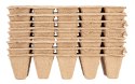 ROZSADNIKI TORFOWE MAŁE (2x5 OTWORÓW) 22 x 8.5 x 5.5 CM,10 SZTUK