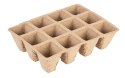 ROZSADNIKI TORFOWE MAŁE (3x4 OTWORY) 16 x 12 x 4.5 CM, 5 SZTUK ROZSADNIKI TORFOWE MAŁE (3x4 OTWORY) 16 x 12 x 4.5 CM, 5 SZTUK