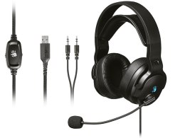 SŁUCHAWKI A4TECH BLOODY G330 P USB+AUX3.5-4P BLACK