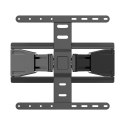 UNIWERSALNY UCHWYT NAŚCIENNY KRUGER&MATZ ULTRA SLIM 37"-75" REGULACJA W  PIONIE I W  POZIOMIE