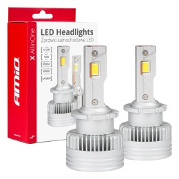 ŻARÓWKI ŻARNIKI LED x ALLINONE D2S D2R D4S D4R 6000K CANBUS AMIO-03670