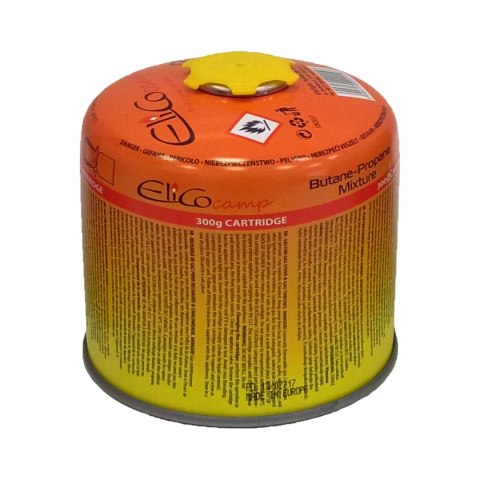 ZAS. GAZ. ELICO Z ZAWOREM, PRO PAN/BUTAN; 300G; 65300 ZAS. GAZ. ELICO Z ZAWOREM, PRO PAN/BUTAN; 300G; 65300