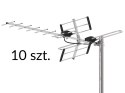 21-054# ANTENA DVB-T ATD31S VHF/UHF MUx8  PASYWNA 10- PAK