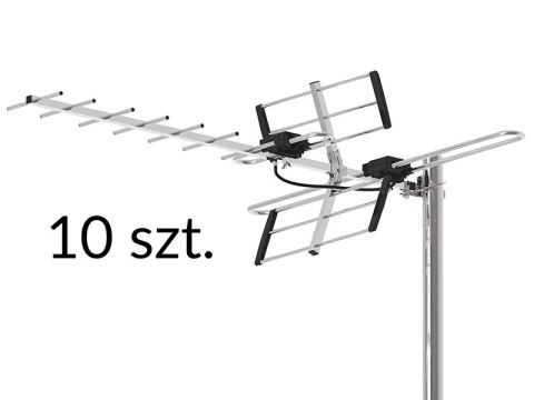 21-054# ANTENA DVB-T ATD31S VHF/UHF MUx8 PASYWNA 10- PAK 21-054# ANTENA DVB-T ATD31S VHF/UHF MUx8 PASYWNA 10- PAK