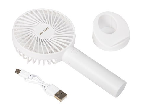 44-504# WENTYLATOR PODRĘCZNY USB Z AKUMULATOREM BIAŁY 44-504# WENTYLATOR PODRĘCZNY USB Z AKUMULATOREM BIAŁY