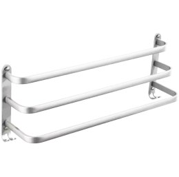 AG988C WIESZAK ŚCIENNY 50CM SREBRNY