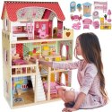 DOMEK DREWNIANY DLA LALEK - WILLA D11252