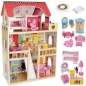 DOMEK DREWNIANY DLA LALEK - WILLA D11252