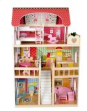 DOMEK DREWNIANY DLA LALEK - WILLA D11252