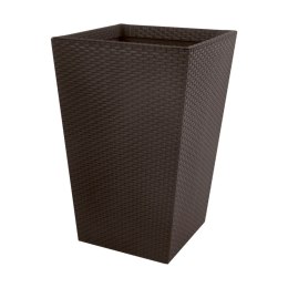 DONICA  PROSTOKĄTNA MEDIUM RATTAN PLANTER 55,4L WHISKEY BROWN