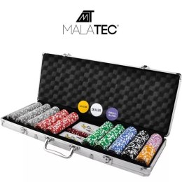 POKER - ZESTAW 500 ŻETONÓW W WALIZCE HQ 23529