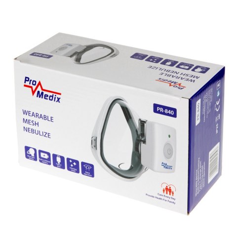 PRZENOŚNY / PODRĘCZNY BEZ PRZEWODOWY INHALATOR NEBULIZATOR PROMEDIx, ZESTAW, MASKI, PR-840 PRZENOŚNY / PODRĘCZNY BEZ PRZEWODOWY INHALATOR NEBULIZATOR PROMEDIx, ZESTAW, MASKI, PR-840