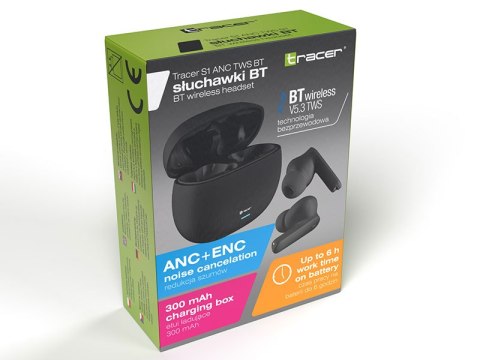 SŁUCHAWKI TRACER S1 ANC TWS BT SŁUCHAWKI TRACER S1 ANC TWS BT
