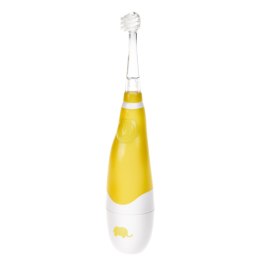 SZCZOTECZKA SONICZNA DLA DZIECI SEAGO, KOLOR ŻÓŁTY, 1xAAA 1,5V (BRAK W ZESTAWIE), 4 KOŃCÓWKI, SG-902 YELLOW