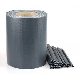 TAŚMA OGRODZENIOWA Z KLI PSAMI 19 CM x 35 MB GRAFIT