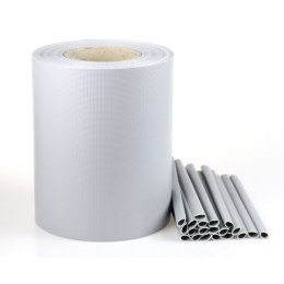 TAŚMA OGRODZENIOWA Z KLI PSAMI 19 CM x 35 MB SZARY