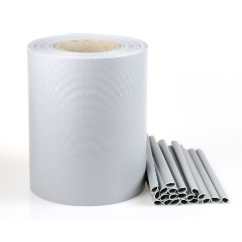 TAŚMA OGRODZENIOWA Z KLI PSAMI 19 CM x 35 MB SZARY TAŚMA OGRODZENIOWA Z KLI PSAMI 19 CM x 35 MB SZARY