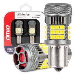 ŻARÓWKI LED CANBUS  PRO SERIES 1156 BA15S  P21W R10W R5W 36x3030 SMD FAN WHITE 12V 24V AMIO-03722