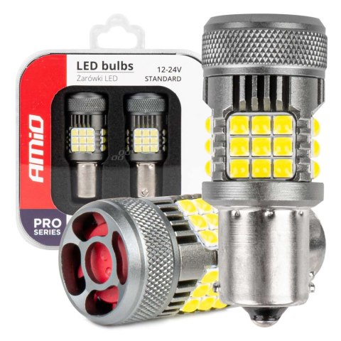 ŻARÓWKI LED CANBUS PRO SERIES 1156 BA15S P21W R10W R5W 36x3030 SMD FAN WHITE 12V 24V AMIO-03722 ŻARÓWKI LED CANBUS PRO SERIES 1156 BA15S P21W R10W R5W 36x3030 SMD FAN WHITE 12V 24V AMIO-03722