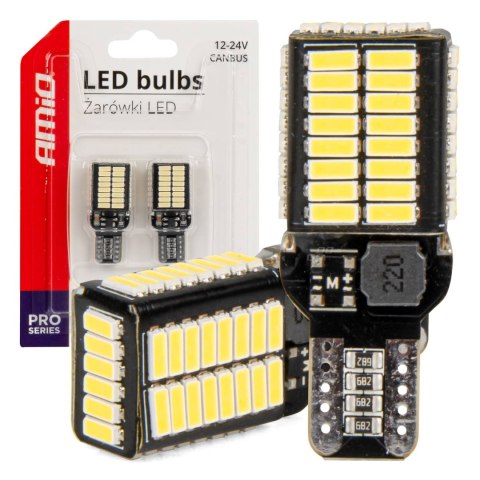 ŻARÓWKI LED CANBUS PRO SERIES T15E W16W 54x4014 SMD WHITE 12V 24V AMIO-03724 ŻARÓWKI LED CANBUS PRO SERIES T15E W16W 54x4014 SMD WHITE 12V 24V AMIO-03724