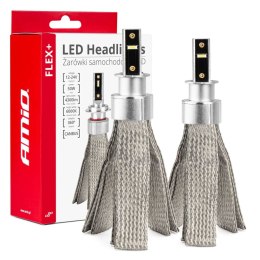ŻARÓWKI SAMOCHODOWE LED SERIA FLEx+ H3 6000K 12V 24V CANBUS AMIO-03656