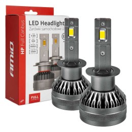 ŻARÓWKI SAMOCHODOWE LED SERIA H P FULL CANBUS H1 12V 24V 6500K AMIO-03671