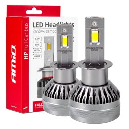 ŻARÓWKI SAMOCHODOWE LED SERIA H P FULL CANBUS H3 12V 24V 6500K AMIO-03672