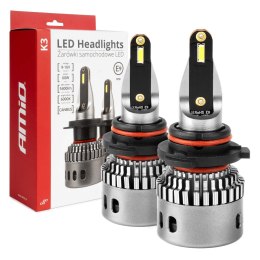 ŻARÓWKI SAMOCHODOWE LED SERIA K3 HB4 9006 12V 6000K CANBUS AMIO-03688