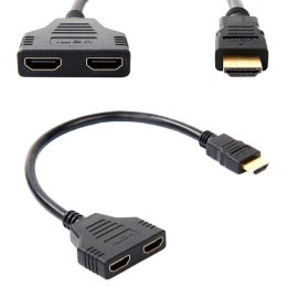 AK316 ROZDZIELACZ HDMI NA 2  PORTY FULLHD