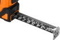 MIARA ZWIJANA STALOWA SU PER BLACK 3 M x 16 MM, AUTO BLOKADA, DWA  PRZYCISKI STO P, MAGNES
