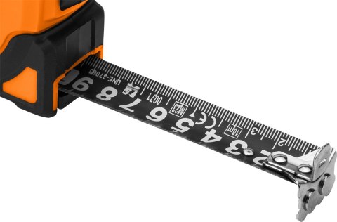 MIARA ZWIJANA STALOWA SU PER BLACK 5 M x 19 MM, AUTO BLOKADA, DWA PRZYCISKI STO P, MAGNES MIARA ZWIJANA STALOWA SU PER BLACK 5 M x 19 MM, AUTO BLOKADA, DWA PRZYCISKI STO P, MAGNES