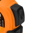MIARA ZWIJANA STALOWA SU PER BLACK 5 M x 25 MM, AUTO BLOKADA, DWA  PRZYCISKI STO P, MAGNES