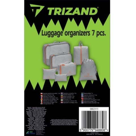 ORGANIZER PODRÓŻNY DO WALIZKI- 7 SZT TRIZAND 23111 ORGANIZER PODRÓŻNY DO WALIZKI- 7 SZT TRIZAND 23111