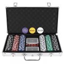 POKER - ZESTAW 300 ŻETONÓW W WALIZCE HQ 23528