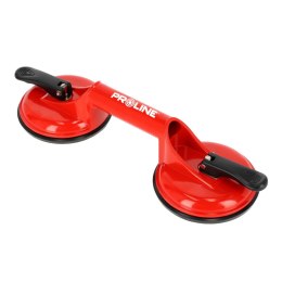 UCHWYT  PRZYSSAWKA DO SZYB, ALU., 2x118MM, MAx.80KG,  PROLINE
