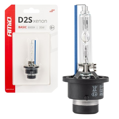 ŻARÓWKA KSENONOWA ŻARNIK xENON D2S 8000K BASIC BLISTER AMIO-03862 ŻARÓWKA KSENONOWA ŻARNIK xENON D2S 8000K BASIC BLISTER AMIO-03862